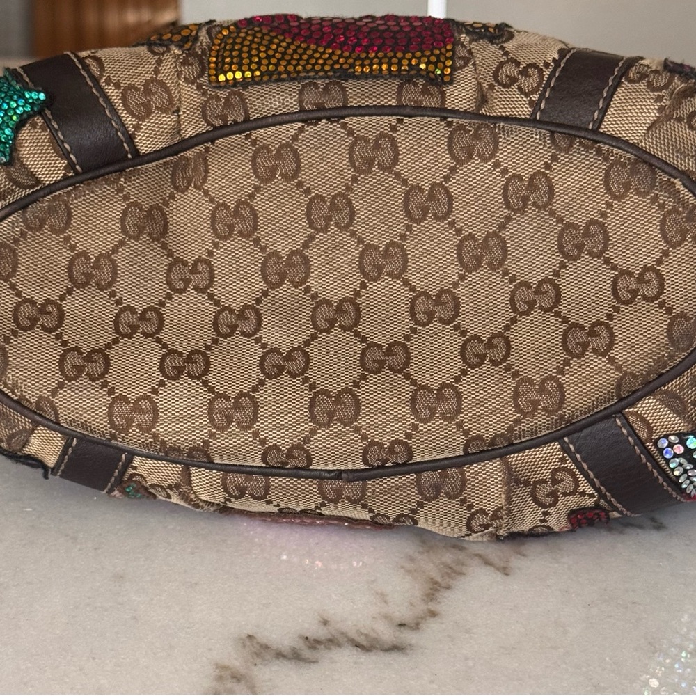Gucci GG Canvas Tote Custom Unicorn Appliqué-Statement Bag - Picture 7 of 12